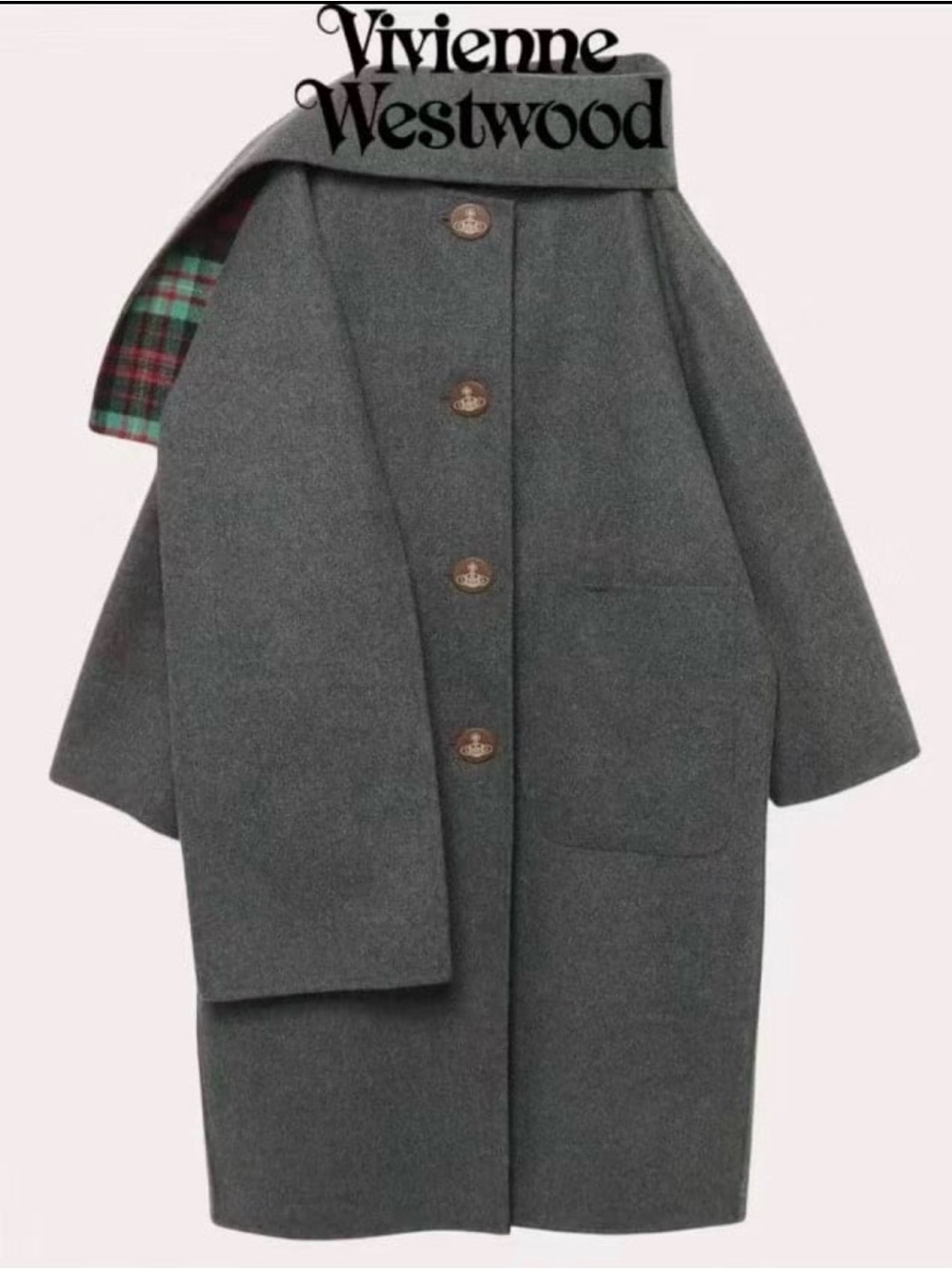 Vivienne Westwood Double Faced Wool Coat -105000yen